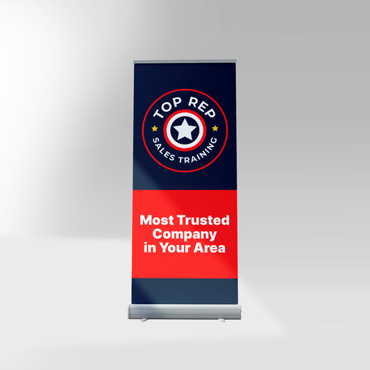 RETRACTABLE BANNERS 33.5" x 79"